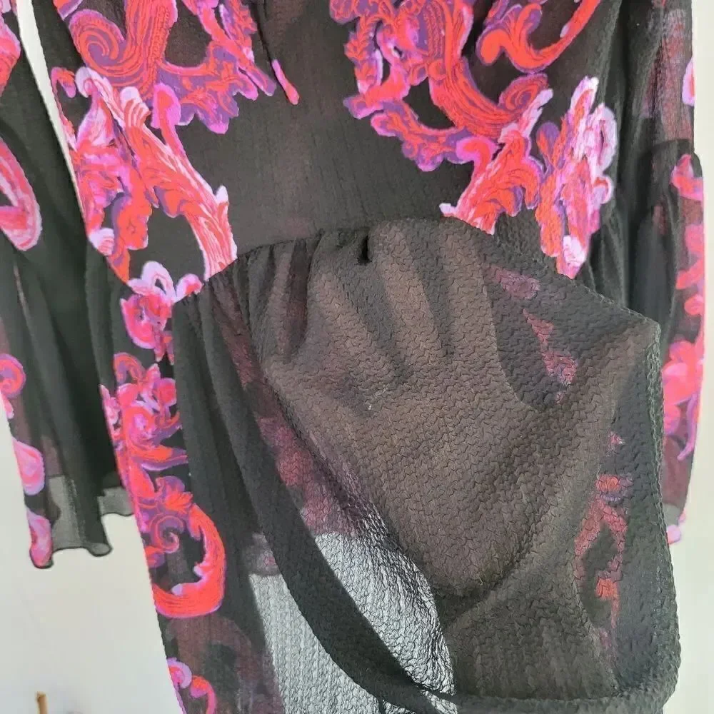 Free people symphony bell sleeve tunic dress